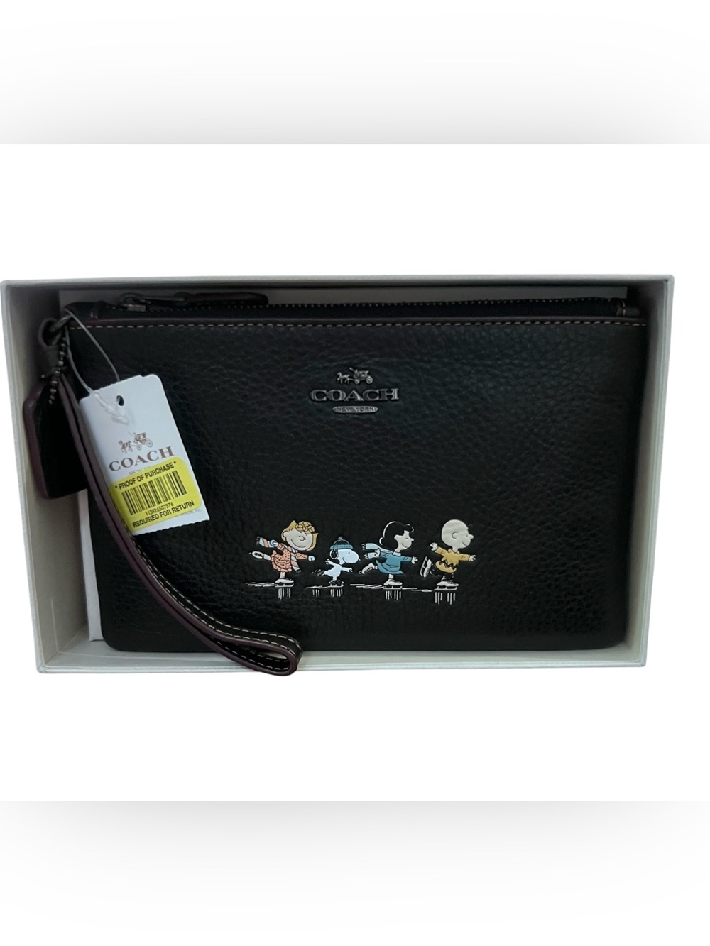 Coach x Peanuts Limited Edition Small Wristlet, NWT